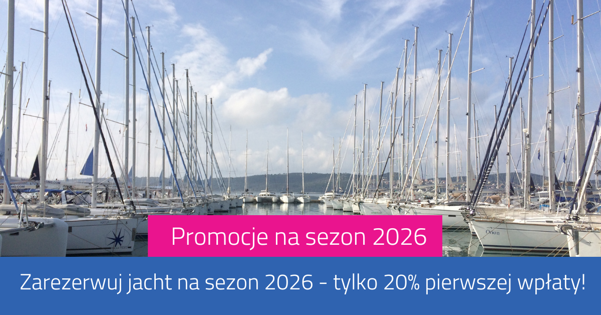 Rezerwacje czarterów na sezon 2026 już ruszyły!
