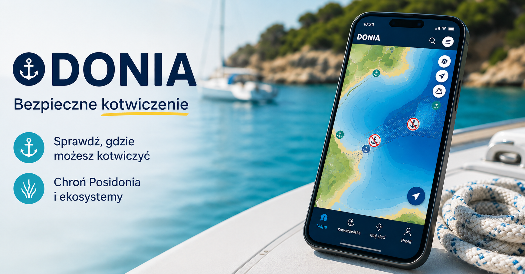 DONIA – aplikacja dla żeglarzy