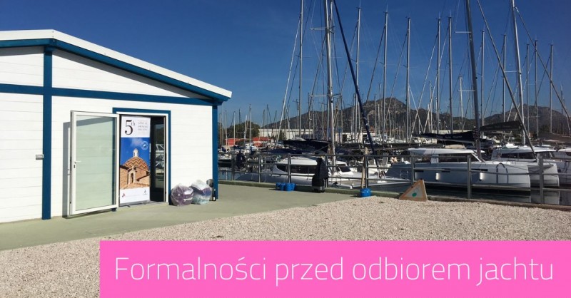 Formalności przed odbiorem jachtu