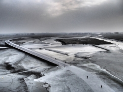 most z groblą w całej okazałości foto: Kasia Koj