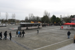 autobus wiozący następną partię turystów foto: Piotr Kowalski