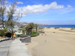 Dunas de Maspalomas często nazywana Saharą foto: Kasia Koj