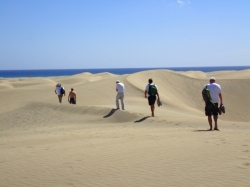 Dunas de Maspalomas często nazywana Saharą foto: Kasia Koj