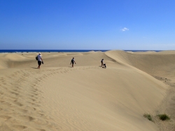 Wydmy w Maspalomas cud natury na Wyspach Kanaryjskich foto: Kasia Koj