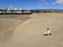 Wydmy w Maspalomas cud natury na Wyspach Kanaryjskich foto: Kasia Koj