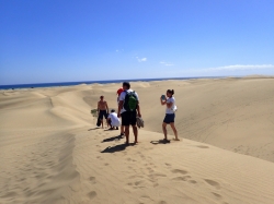 Wydmy w Maspalomas cud natury na Wyspach Kanaryjskich foto: Kasia Koj