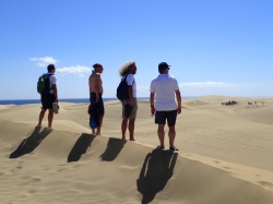 Wydmy, wydmy, wydmy...... wydmy w Maspalomas zajmują ogromny obszar ponad 400 ha foto: Kasia Koj