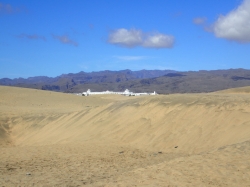 Wydmy w Maspalomas rozciągają się wzdłuż oceanu na długości 6 km foto: Kasia Koj