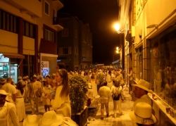 Karnawał na La Palma - spotkanie na szczycie "białych" postaci foto: Piotr Kowalski