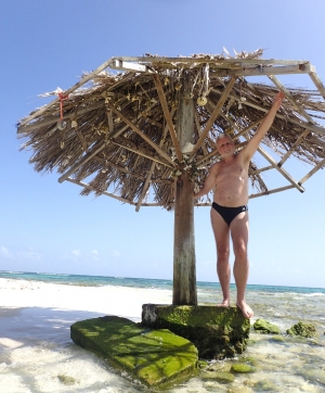 Jak już dopłyniemy to zaczyna się akcja fotografowania najsłynniejszego karaibskiego parasola | Charter.pl foto: Kasia Kowalska