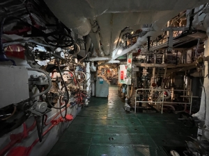 Maszynownia okrętu muzeum HMS Belfast w Londynie | Charter.pl foto: Katarzyna Kowalska