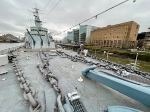 Okręt muzeum HMS Belfast w Londynie | Charter.pl foto: Katarzyna Kowalska