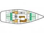 Przykładowy schemat Oceanis 461