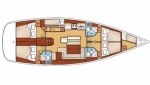 Przykładowy schemat Oceanis 54