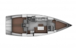 Przykładowy schemat Bavaria Cruiser 40S