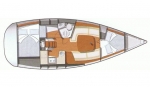 Przykładowy schemat Sun Odyssey 32