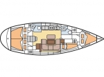 Przykładowy schemat Bavaria 42 Cruiser