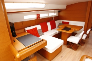 wnętrze jachtu Sun Odyssey 509 | Charter.pl foto: www.jeanneau.com