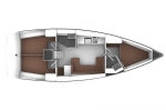 Przykładowy schemat Bavaria Cruiser 41S