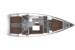 Przykładowy schemat Bavaria Cruiser 46
