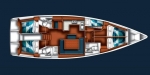 Przykładowy schemat Bavaria Cruiser 50