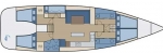 Przykładowy schemat Bavaria Cruiser 55