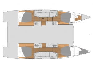 Fountaine Pajot Elba 45 wersja 4+1 kabina | Charter.pl foto: www.fountaine-pajot.com