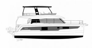 Schemat jachtu Fountaine Pajot m/y 40 | Charter.pl foto: www.fountaine-pajot.com