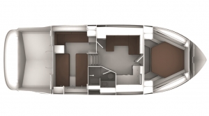Schemat jachtu Bavaria S40 | Charter.pl