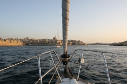 Wejście do portu Valletta foto: Kasia Koj