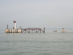 Wejście do portu Dunkierka foto: Kasia Kowalska