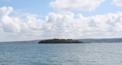 Port St.Peter na wyspie Guernsey widziany od strony morza foto: Katarzyna Kowalska