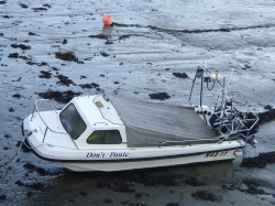 Port St. Peter jest portem pływowym, przypływy, odpływy i tak w kółko foto: Katarzyna Kowalska