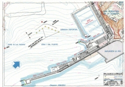 Plan podejścia do mariny foto: www.marinalagomera.es