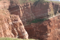 Wspaniałe klify na Helgolandzie foto: Katarzyna Kowalska