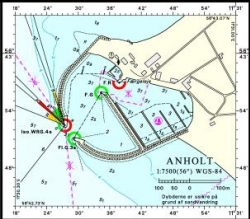Plan portu Anholt foto: www.marinaguide.dk