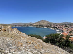 Panorama starego portu (Romeikos Gialos) w Myrinie na wyspie Limnos | Charter.pl foto: Katarzyna Kowalska