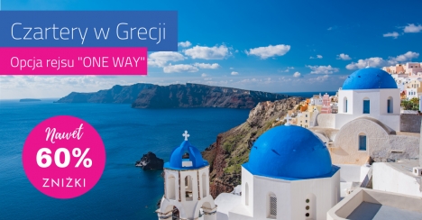 Czarter ONE WAY w Grecji