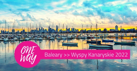 ONE-WAY Baleary (Majorka) - Wyspy Kanaryjskie (Teneryfa) 2022