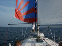 kolorowy spinaker............ foto: Marcin