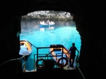 później odwiedziliśmy Grotę Melissani foto: Kasia Koj