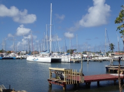 St Lucia marina Rodney Bay foto: Kasia