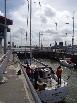 Żegnamy Amsterdam i płyniemy do Lemmer foto: Piotr Kowalski