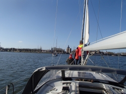 Wracamy, płyniemy do Lemmer foto: Piotr Kowalski