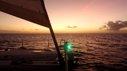 Zachód słońca na Morzu Karaibskim, niezapomniany widok foto: Ela