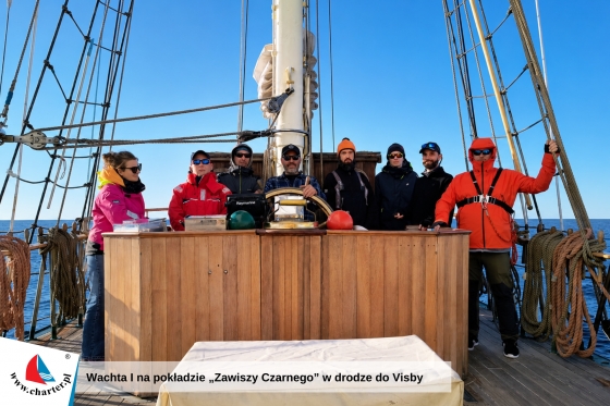 Wachta I na „Zawiszy Czarnym”, rejs do Visby z Charter.pl (maj 2026)